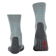 Falke Trekkingsocke Crew TK2 Explore Melange (mittelstarke Polsterung) blau Damen - 1 Paar