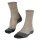 Falke Trekkingsocke Crew TK2 Explore Melange (mittelstarke Polsterung) beige Damen - 1 Paar