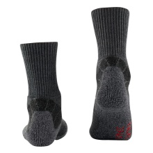 Falke Trekkingsocke Crew TKX Expedition (Merinowoll-Mix) asphaltgrau Damen - 1 Paar