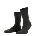 Falke Trekkingsocke Crew Walkie Light (klimaregulierende Merinowolle) dunkelgrau Damen/Herren - 1 Paar