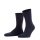 Falke Trekkingsocke Crew Walkie Light (klimaregulierende Merinowolle) marineblau Damen/Herren - 1 Paar