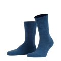 Falke Trekkingsocke Crew Walkie Light (klimaregulierende Merinowolle) hellblau Damen/Herren - 1 Paar