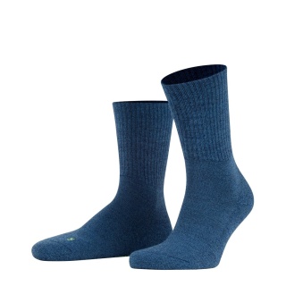 Falke Trekkingsocke Crew Walkie Light (klimaregulierende Merinowolle) hellblau Damen/Herren - 1 Paar