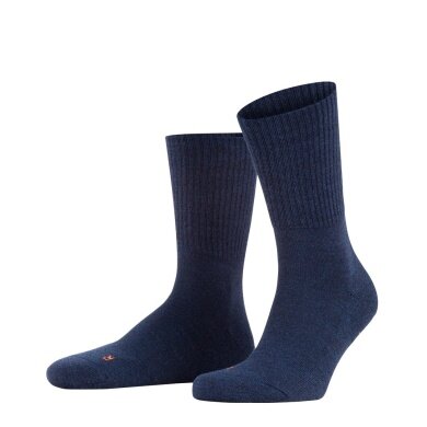 Falke Trekkingsocke Crew Walkie Light (klimaregulierende Merinowolle) jeansblau Damen/Herren - 1 Paar