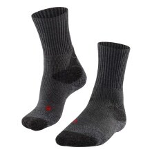 Falke Trekkingsocke TK-X Expedition (Merinowoll-Mix) asphaltgrau Herren - 1 Paar