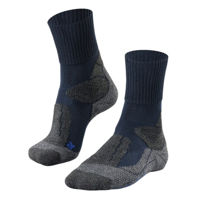 Falke Trekkingsocke Crew TK1 Adventure Cool (maximale Polsterung) marineblau Damen - 1 Paar