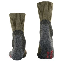 Falke Trekkingsocke TK1 (Merinowolle für anspruchsvolle Bergtouren) olivegrün Herren - 1 Paar