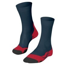 Falke Trekkingsocke TK2 Cool rot/schwarz Herren - 1 Paar