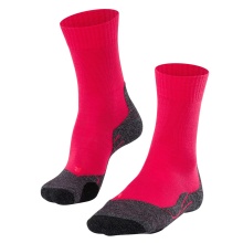 Falke Trekkingsocke TK2 (Merinowolle) rosa Damen - 1 Paar