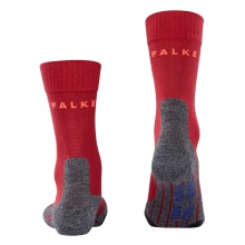 Falke Trekkingsocke TK2 Explore Cool (mittelstarke Polsterung) weinrot Damen - 1 Paar