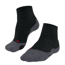 Falke Trekkingsocke TK2 Explore Short (hoher Tragekomfort) schwarz Herren - 1 Paar