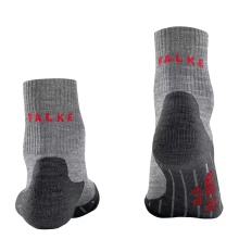 Falke Trekkingsocke TK2 Explore Short (hoher Tragekomfort) hellgrau Herren - 1 Paar