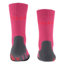 Falke Trekkingsocke TK2 (Merinowoll-Mix, mittelstarke Polsterung) rose Kinder - 1 Paar