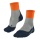 Falke Trekkingsocke TK2 Explore Short Cool grau/orange Herren - 1 Paar