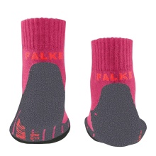 Falke Trekkingsocke TK2 Short (Merinowoll-Mix) rose Kinder - 1 Paar