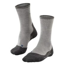 Falke Trekkingsocke TK2 Explore Wool Silk hellgrau Damen - 1 Paar