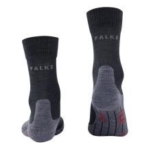 Falke Trekkingsocke Crew TK5 Wander (Merinowoll-Mix) asphaltgrau Damen - 1 Paar