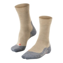 Falke Trekkingsocke Crew TK5 Wander (Merinowoll-Mix) beigebraun Damen - 1 Paar