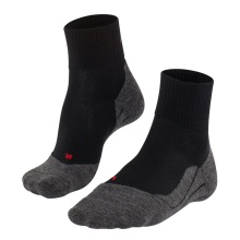 Falke Trekkingsocke TK5 Wander Wool (hoher Tragekomfort) Kurzsocken schwarz Herren - 1 Paar