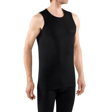 Falke Funktionsunterwäsche Unterhemd Wool Tech Singlet Light (maximale Bewegungsfreiheit) schwarz Herren