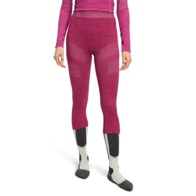 Falke Unterziehhose 3/4 Tight Wool-Tech (Merinowolle, warm und isolierend) Unterwäsche orchidpink Damen