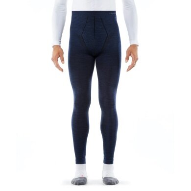 Falke Unterziehhose Tight Wool-Tech (feinste Merinowolle) lang Unterwäsche navyblau Herren