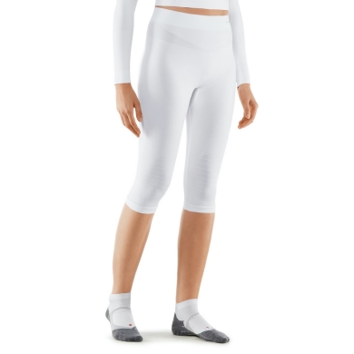 Falke Unterziehose 3/4 Tight Maximum Warm (warm und isolierend) Unterwäsche weiss Damen