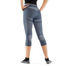 Falke Unterziehhose 3/4 Tight Wool-Tech Light (feinste Merinowolle) Unterwäsche blau Damen