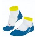 Falke Laufsocke RU4 Endurance Short (mittelstarke Polsterung) weiss/aquablau/lime Herren - 1 Paar