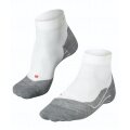 Falke Laufsocke RU4 Endurance Short (mittelstarke Polsterung) weiss/grau Herren - 1 Paar