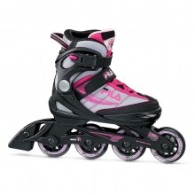 FILA Inline Skates One (Größen verstellbar) schwarz/pink Mädchen