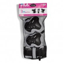 FILA Skates Schutzausrüstung Set FP (Knieschoner, Ellbogenschützer, Handgelenkschutz) - 3er Set Kinder/Mädchen