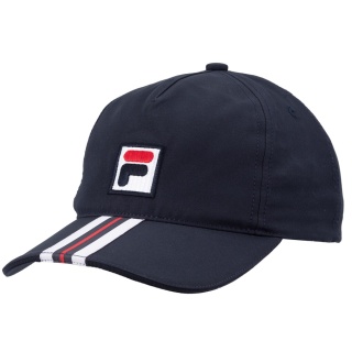 Fila Basecap Bobby Stripes (100% Polyester) dunkelblau - 1 Stück