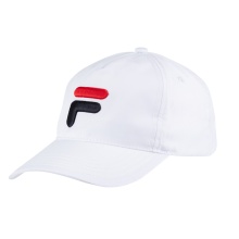 Fila Basecap Max (100% Polyester) weiss - 1 Stück