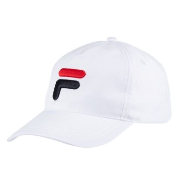 Fila Basecap Max (100% Polyester) weiss - 1 Stück