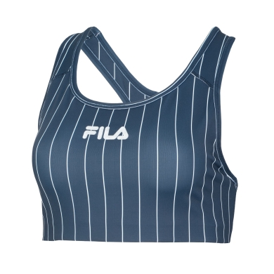 Fila Sport-Bra Lea (breite Träger) dunkelblau/weiss Damen