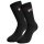 Fila Tennissocke Crew Performance schwarz - 2 Paar