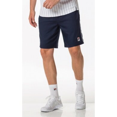 Fila Tennishose Short Leon (optimale Bewegungsfreiheit) kurz navyblau Herren