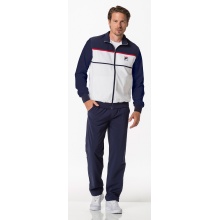 Fila Tennisjacke Max Warm-Up weiss/blau Herren