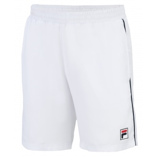 Fila Tennishose Short Leon (optimale Bewegungsfreiheit) kurz weiss Herren