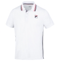 Fila Tennis-Polo Jamie (100% Polyester, angenehmes Tragegefühl) weiss Herren