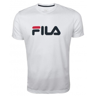 Fila Tennis-Tshirt Logo weiss Herren