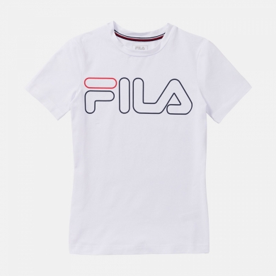 Fila Tshirt Ricki Logo (Baumwolle) weiss Herren