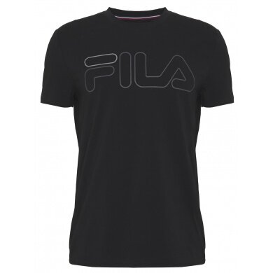 Fila Tshirt Ricki Logo (Baumwolle) schwarz Herren