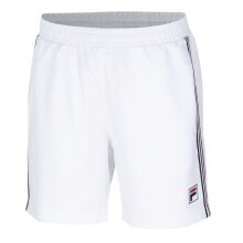 Fila Tennishose Short Riley (100% Polyester, atmungsaktiv) kurz weiss Herren