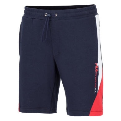 Fila Freizeitshort Melvin (Sweatshorts) navyblau/rot Herren