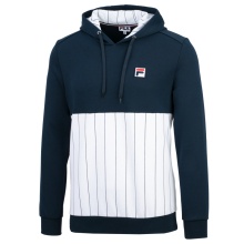 Fila Kapuzenpullover (Hoodie) Misha Stripes peacoatblau/weiss Herren