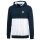 Fila Kapuzenpullover (Hoodie) Misha Stripes peacoatblau/weiss Herren