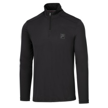 Fila Langarmshirt Halfzip Victor (Mesheinsatz) schwarz Herren