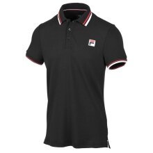 Fila Tennis-Polo Albert schwarz Herren